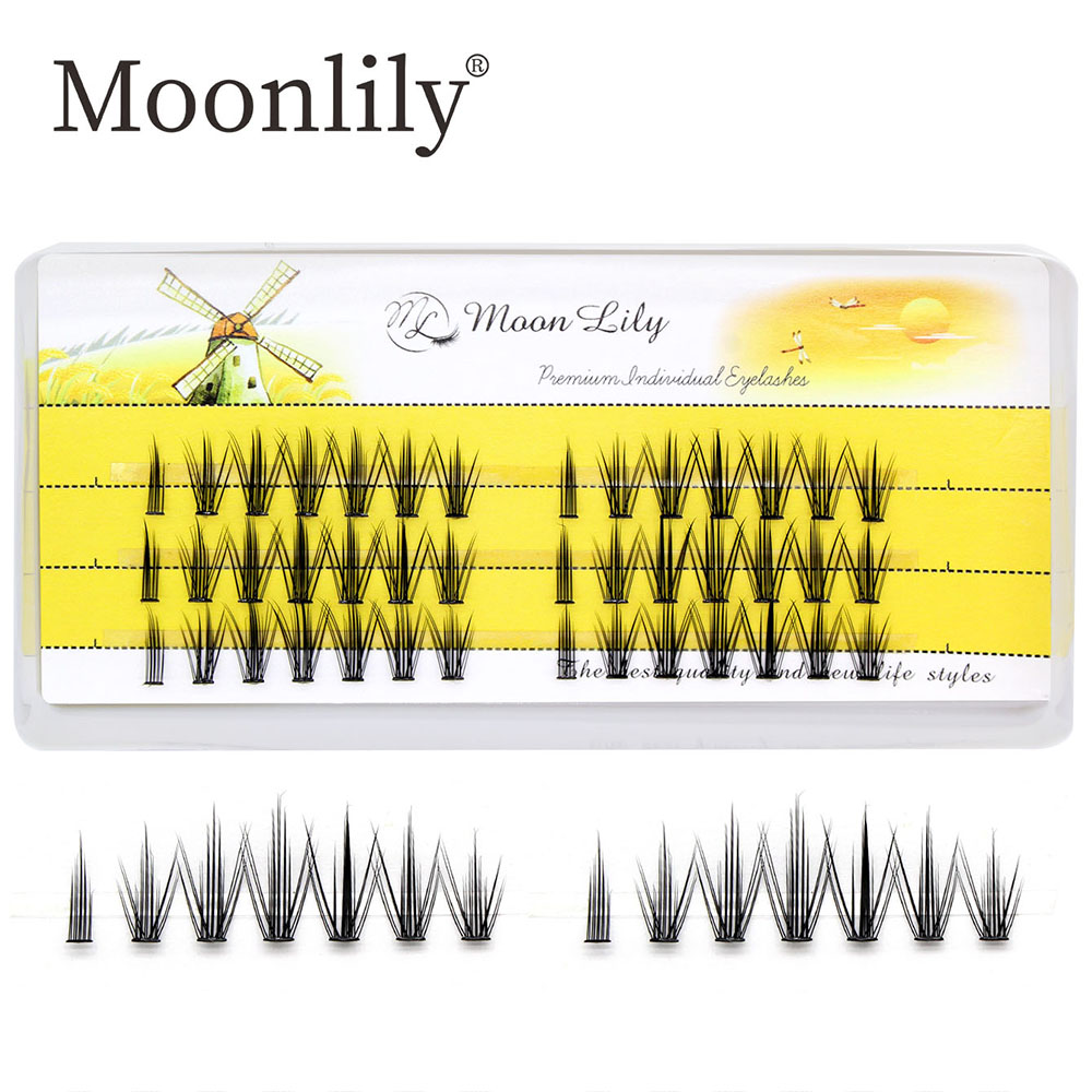 Eyelash Extension Russian - Pestañas postizas segmentadas naturales 3D con