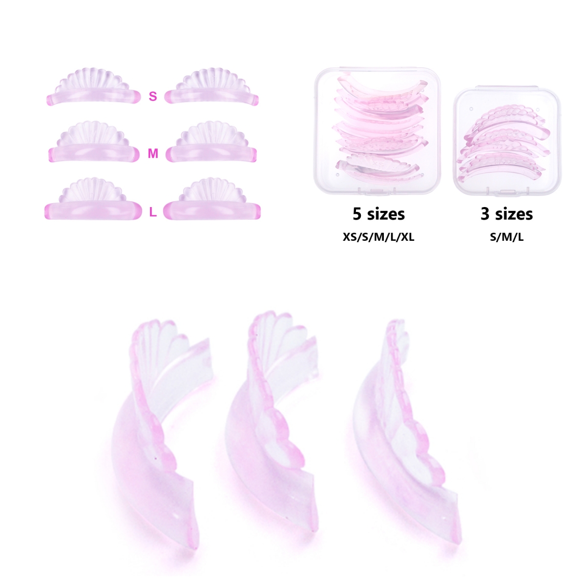 Eyelash Extension London - Almohadillas de silicona para levantamiento de