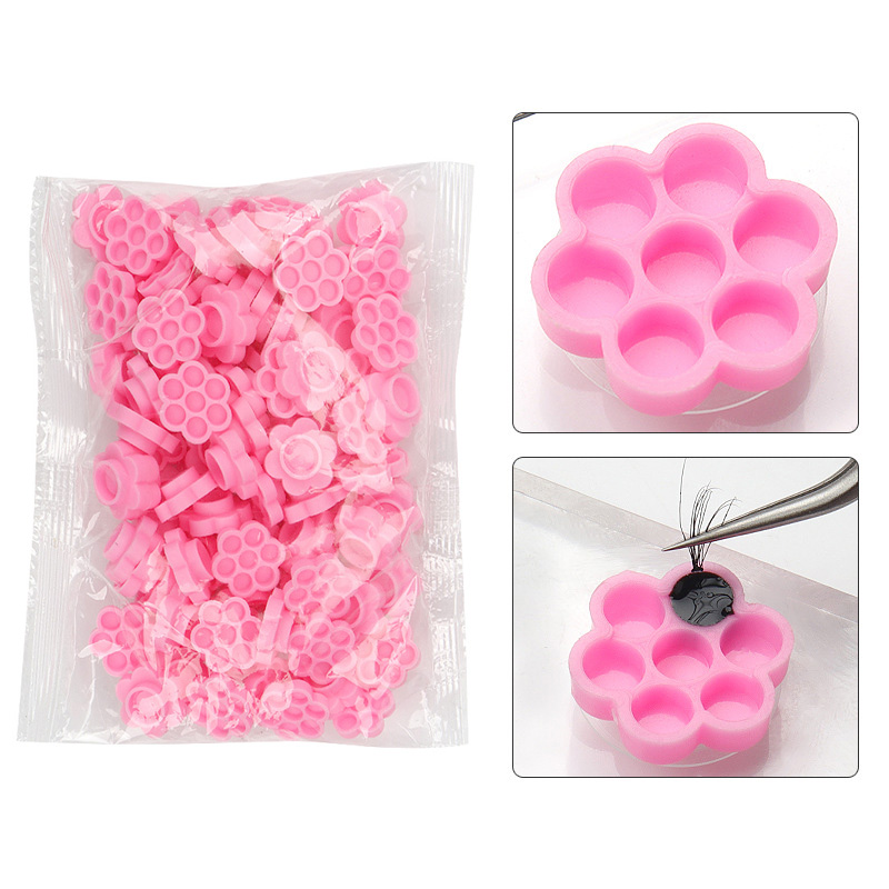Eyelash Extension Look - 100 Uds. Taza retardante de pegamento
