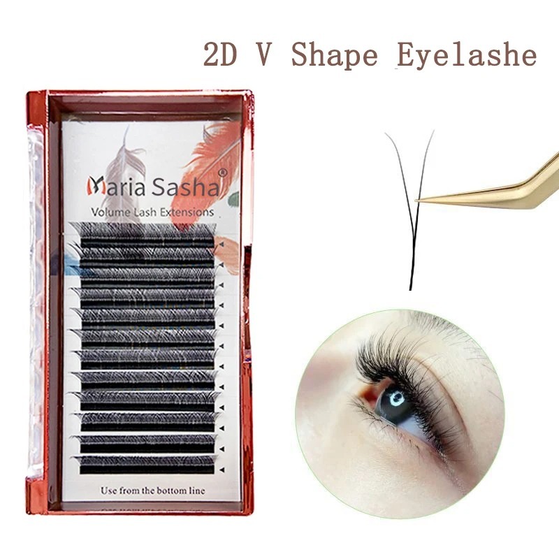 Eyelash Extension For Asian Eyes - Pestañas 2D en Forma de Y