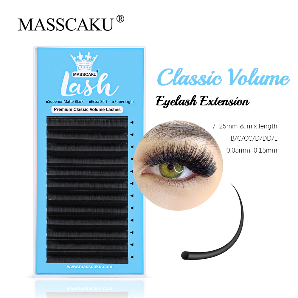 MASSCAKU-Extensión de pestañas - Eyelash Extension Russian reseña y precio
