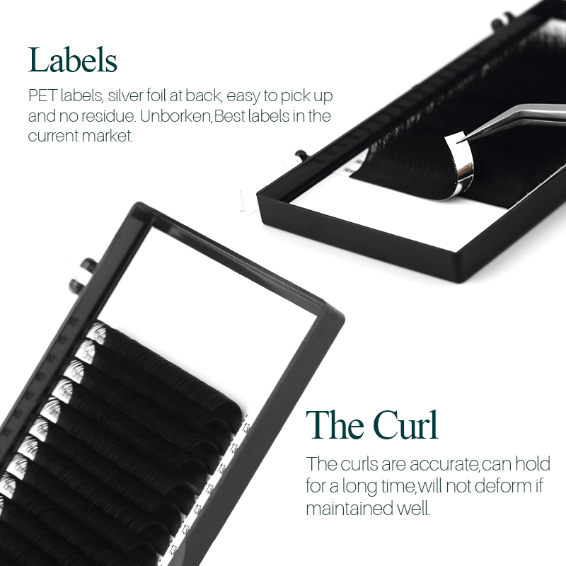Pestañas individuales Material - Eyelash Extension For Asian Eyes reseña y precio