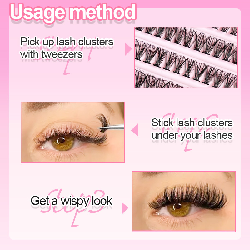 Pestañas individuales Tuft de  - Eyelash Extension Look reseña y precio