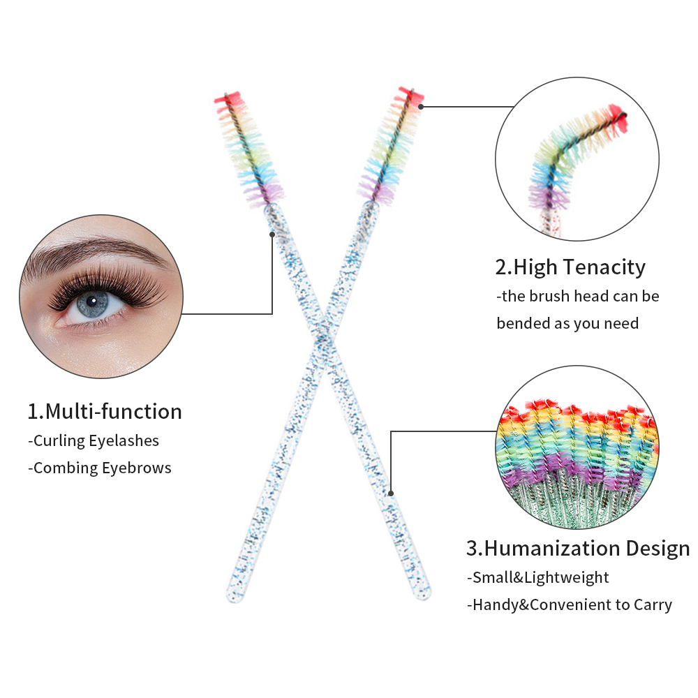 50PCS Pinceles de Maquillaje d - Eyelash Extension Look reseña y precio
