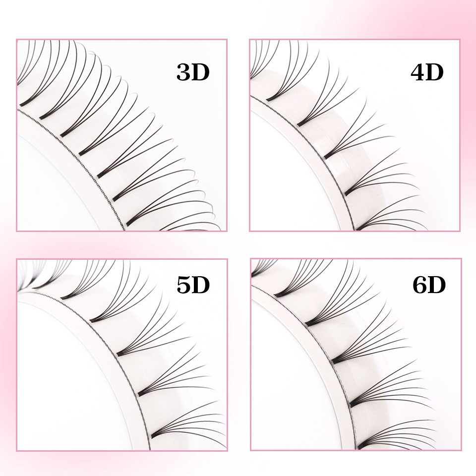 RUJADE tallo corto 3D 4D 5D 6D - Eyelash Extension Russian reseña y precio