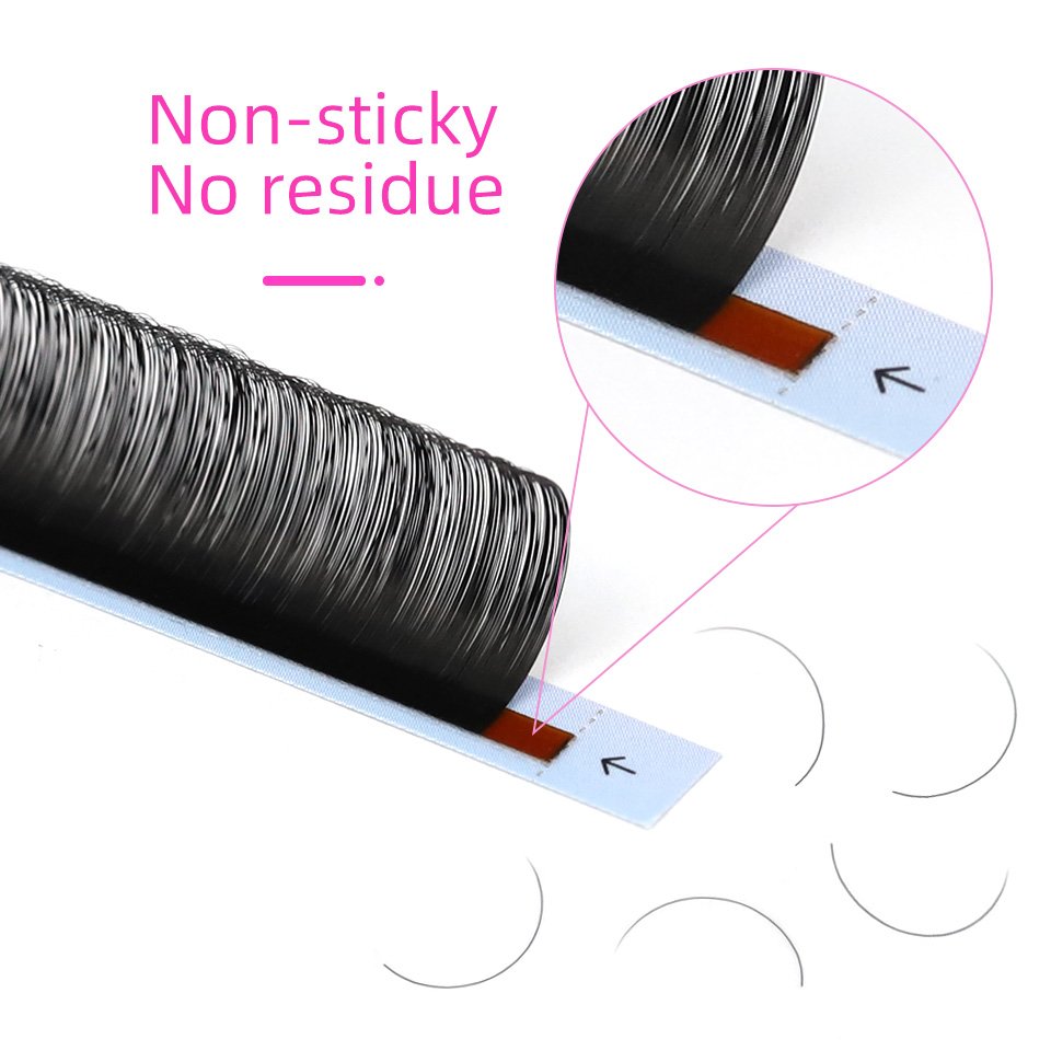 AGUUD 10 Estuches/Lote Pestaña - Eyelash Extension Human Hair reseña y precio