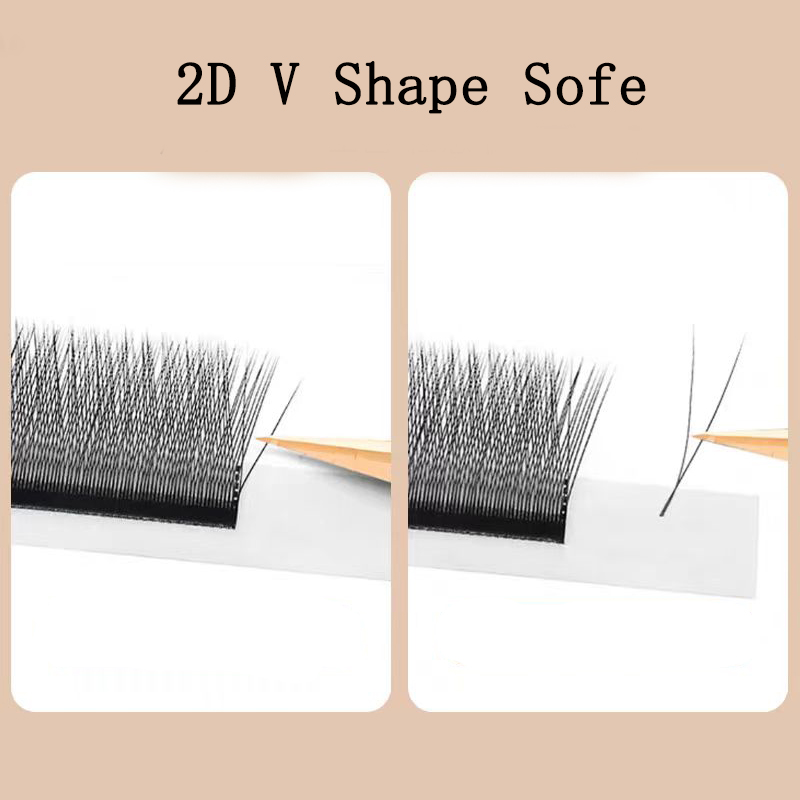 Pestañas 2D en Forma de Y MARI - Eyelash Extension For Asian Eyes reseña y precio